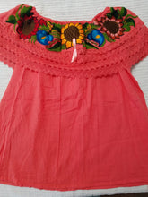 Load image into Gallery viewer, Campesina Style shoulder less sunflowers Blouse - Blusa Campesina con Girasoles