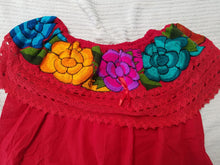 Load image into Gallery viewer, Campesina Style shoulder less sunflowers Blouse - Blusa Campesina con Girasoles