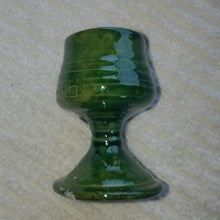 Load image into Gallery viewer, Green Clay tequila shot glass - Vaso tequilero de barro verde
