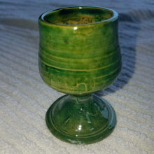 Load image into Gallery viewer, Green Clay tequila shot glass - Vaso tequilero de barro verde
