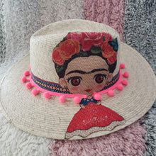 Load image into Gallery viewer, Friday Kalo Hat - Sombrero de Frida Kalo.
