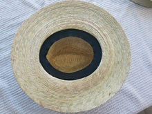 Cargar imagen en el visor de la galería, Palm Hand made with 6  color flowers Hat- Sombrero de Palma con 6 flores de colores.
